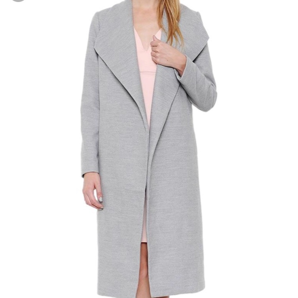 Grey Longline Coat
